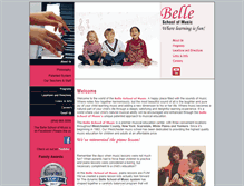 Tablet Screenshot of belleschool.com